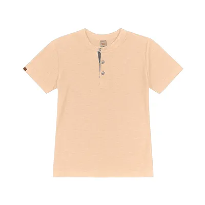 Camiseta Infantil Trick Nick Detalhe Botao